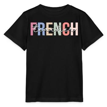 French Teacher Lessons - Stanley/Stella MINI CREATOR Kids’ T-Shirt - black - Front - Mikhail (115cm)
