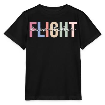 Flugdienstleiter Luftfahrt - Stanley/Stella Kinder T-Shirt MINI CREATOR  - Schwarz - Vorne - Mikhail (115cm)