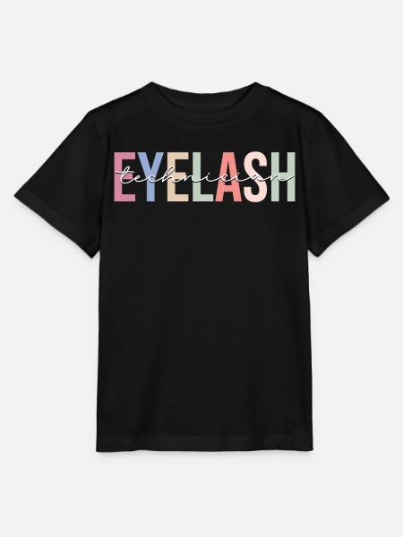 Wimperntechniker Lash Tech - Stanley/Stella Kinder T-Shirt MINI CREATOR  - Schwarz