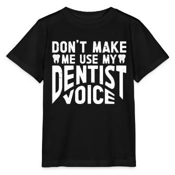 Dentist Dental - Stanley/Stella Kinder T-Shirt MINI CREATOR  - Schwarz - Vorne - Mikhail (115cm)