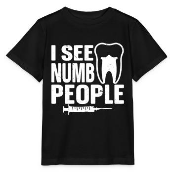 Dentist Dental - Stanley/Stella Kinder T-Shirt MINI CREATOR  - Schwarz - Vorne - Mikhail (115cm)