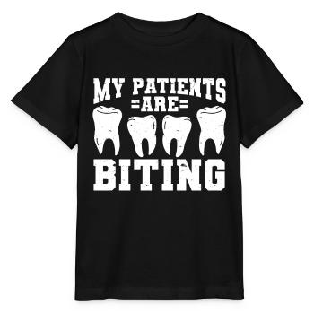 Dentist Dental - Stanley/Stella Kinder T-Shirt MINI CREATOR  - Schwarz - Vorne - Mikhail (115cm)