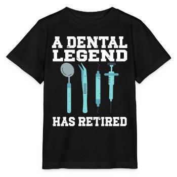 Dentist Dental - Stanley/Stella Kinder T-Shirt MINI CREATOR  - Schwarz - Vorne - Mikhail (115cm)