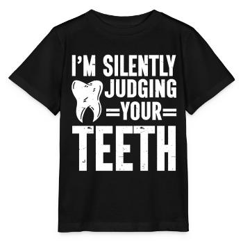 Dentist Dental - Stanley/Stella Kinder T-Shirt MINI CREATOR  - Schwarz - Vorne - Mikhail (115cm)