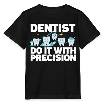 Dentist Dental - Stanley/Stella Kinder T-Shirt MINI CREATOR  - Schwarz - Vorne - Mikhail (115cm)