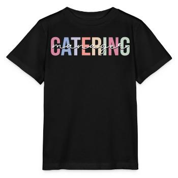 Responsable Traiteur Serveur Traiteur - T-shirt bio MINI CREATOR Stanley/Stella Enfant - noir - Devant - Mikhail (115cm)