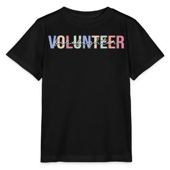Pompiers volontaires Pompiers - T-shirt bio MINI CREATOR Stanley/Stella Enfant - noir - Devant - Mikhail (115cm)