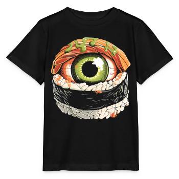 Weirdcore Ästhetik Sashimi Augapfel Sushi Gruselig - Stanley/Stella Kinder T-Shirt MINI CREATOR  - Schwarz - Vorne - Mikhail (115cm)