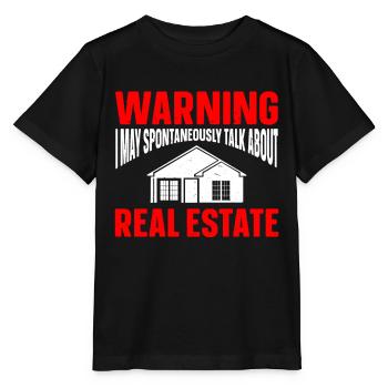 Agent immobilier Agent immobilier - T-shirt bio MINI CREATOR Stanley/Stella Enfant - noir - Devant - Mikhail (115cm)
