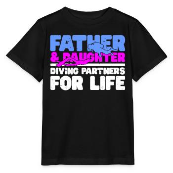 Plongée sous-marine - T-shirt bio MINI CREATOR Stanley/Stella Enfant - noir - Devant - Mikhail (115cm)