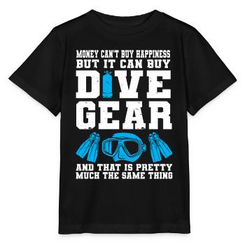 Plongée sous-marine - T-shirt bio MINI CREATOR Stanley/Stella Enfant - noir - Devant - Mikhail (115cm)