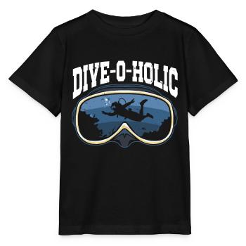 Scuba Diving Diver - Stanley/Stella Kinder T-Shirt MINI CREATOR  - Schwarz - Vorne - Mikhail (115cm)