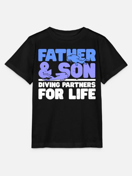 Scuba Diving Diver - Stanley/Stella Kinder T-Shirt MINI CREATOR  - Schwarz
