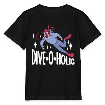 Plongée sous-marine - T-shirt bio MINI CREATOR Stanley/Stella Enfant - noir - Devant - Mikhail (115cm)