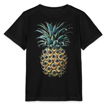 Esthétique bizarre Ananas Yeux Humain Au - T-shirt bio MINI CREATOR Stanley/Stella Enfant - noir - Devant - Mikhail (115cm)