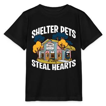 Refuge pour animaux Animaux de compagnie Steal Hearts Vétérinaire - T-shirt bio MINI CREATOR Stanley/Stella Enfant - noir - Devant - Mikhail (115cm)