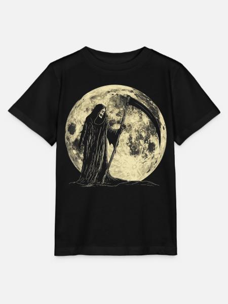 Sensenmann Der Tod Heulender Mond - Stanley/Stella T-shirt MINI CREATOR til børn - sort