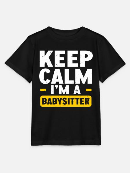 Babysitter Babysitting - Stanley/Stella Kinder T-Shirt MINI CREATOR  - Schwarz