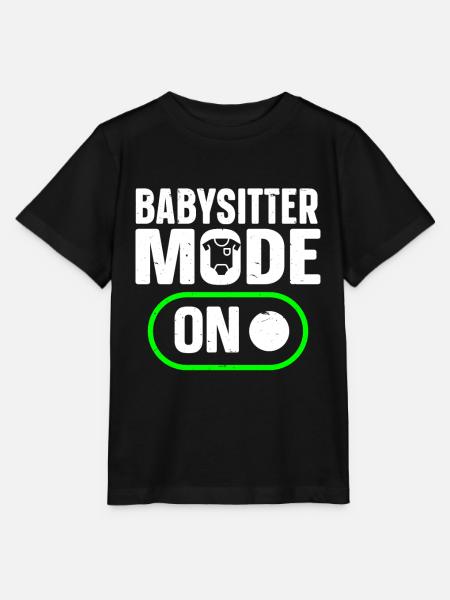 Babysitter Babysitting - Stanley/Stella Kinder T-Shirt MINI CREATOR - Schwarz