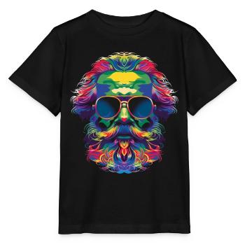 Karl Marx Communism Communist Sunglasses - Stanley/Stella MINI CREATOR Kids’ T-Shirt - black - Front - Mikhail (115cm)