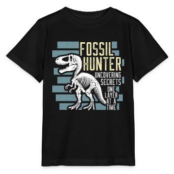 Fossil Hunter Uncovering Secrets Fossil Collecting - Stanley/Stella Kinder T-Shirt MINI CREATOR  - Schwarz - Vorne - Mikhail (115cm)