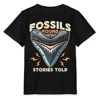 Fossil Hunter Fossils Found Stories Told Geologist - Stanley/Stella Kinder T-Shirt MINI CREATOR  - Schwarz - Vorne - Mikhail (115cm)