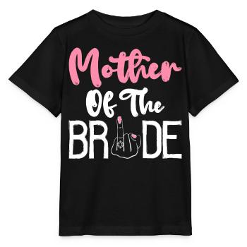 Bridal Party Mom Bachelorette Party Mutter der Bra - Stanley/Stella Kinder T-Shirt MINI CREATOR  - Schwarz - Vorne - Mikhail (115cm)