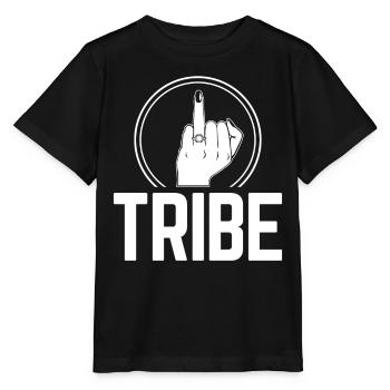 Tribe Brautparty Bachelorette - Stanley/Stella Kinder T-Shirt MINI CREATOR  - Schwarz - Vorne - Mikhail (115cm)