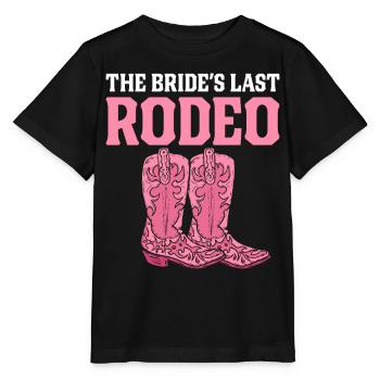 Brautparty Bachelorette Party Rodeo Das letzte Rod - Stanley/Stella Kinder T-Shirt MINI CREATOR  - Schwarz - Vorne - Mikhail (115cm)
