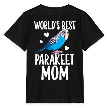 Meilleur Perruche Maman Perruche Perroquet Wel - T-shirt bio MINI CREATOR Stanley/Stella Enfant - noir - Devant - Mikhail (115cm)