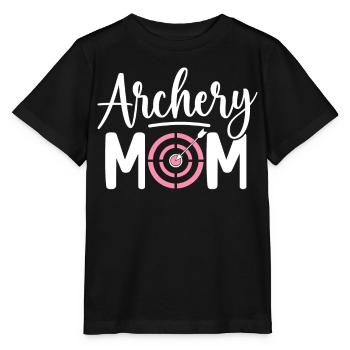 Tir à l’arc Maman Archer Arc et Flèche Fra - T-shirt bio MINI CREATOR Stanley/Stella Enfant - noir - Devant - Mikhail (115cm)