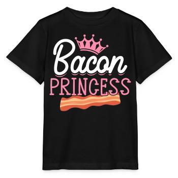 Bacon Princess Bacon Girl - Stanley/Stella MINI CREATOR Kids’ T-Shirt - black - Front - Mikhail (115cm)