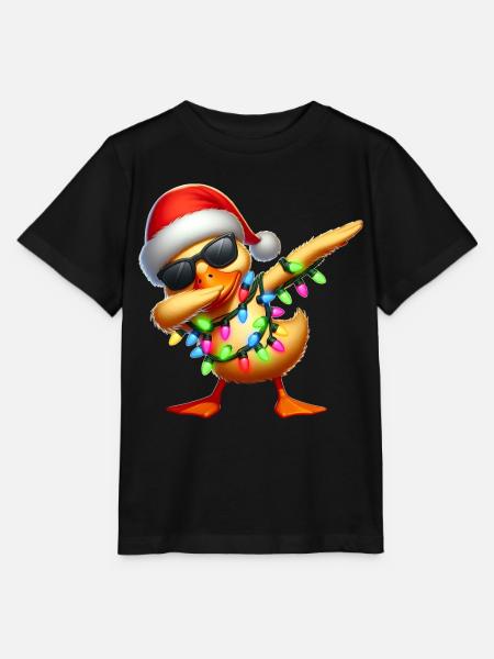 Tupfende Ente Sonnenbrille Niedlich Weihnachten Xm - Stanley/Stella T-shirt MINI CREATOR til børn - sort