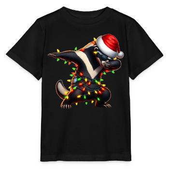 Dabbing Honey Badger Ratel Lunettes de soleil mignon - T-shirt bio MINI CREATOR Stanley/Stella Enfant - noir - Devant - Mikhail (115cm)
