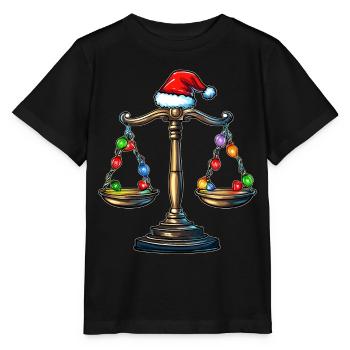 Libra of Justice Future Lawyer Lawyer - Stanley/Stella MINI CREATOR Kids’ T-Shirt - black - Front - Mikhail (115cm)