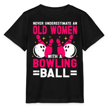 Boule de bowling Bowler - T-shirt bio MINI CREATOR Stanley/Stella Enfant - noir - Devant - Mikhail (115cm)