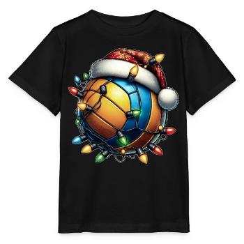Volleyball Player Team Coach Christmas Girl - Stanley/Stella MINI CREATOR Kids’ T-Shirt - black - Front - Mikhail (115cm)