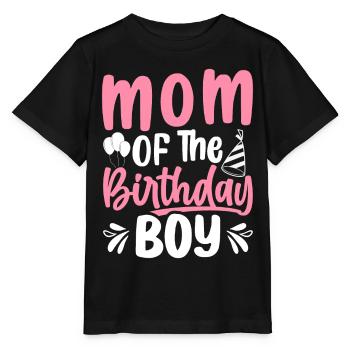 Mutter des Geburtstagskindes Mutter - Stanley/Stella Kinder T-Shirt MINI CREATOR  - Schwarz - Vorne - Mikhail (115cm)