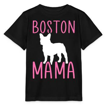 Boston Mom Boston Terrier Mom Mom Mom - T-shirt bio MINI CREATOR Stanley/Stella Enfant - noir - Devant - Mikhail (115cm)
