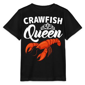 Reine de la langouste cuisinant des écrevisses fruits de mer - T-shirt bio MINI CREATOR Stanley/Stella Enfant - noir - Devant - Mikhail (115cm)