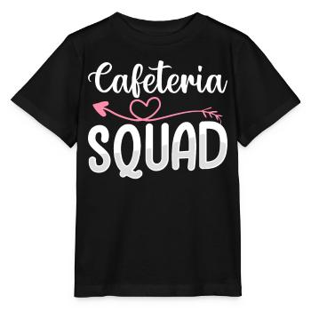 Cafeteria Squad Lunch Lady - Stanley/Stella MINI CREATOR Kids’ T-Shirt - black - Front - Mikhail (115cm)