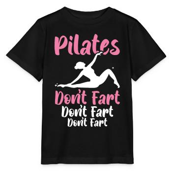 Pilates Don’t Fet Professeur de Pilates Exercice de yoga - T-shirt bio MINI CREATOR Stanley/Stella Enfant - noir - Devant - Mikhail (115cm)