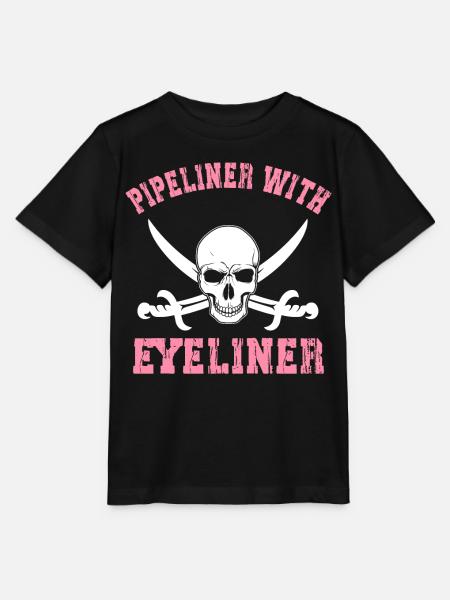 Pipeliner mit Eyeliner Pipeline Schweißer Frauen - Stanley/Stella Kinder T-Shirt MINI CREATOR - Schwarz