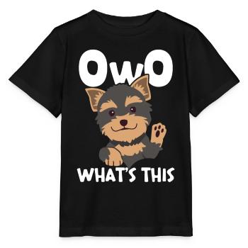 Furry Fandom Furries Fursona Owo What is it? - Stanley/Stella MINI CREATOR Kids’ T-Shirt - black - Front - Mikhail (115cm)