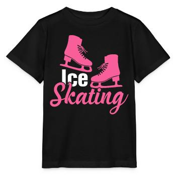 skating skating Figure skating - Stanley/Stella MINI CREATOR Kids’ T-Shirt - black - Front - Mikhail (115cm)