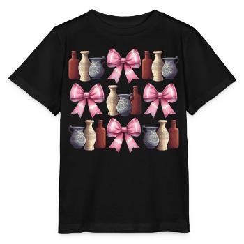 Coquette Archéologue Vases d’Archéologie - T-shirt bio MINI CREATOR Stanley/Stella Enfant - noir - Devant - Mikhail (115cm)