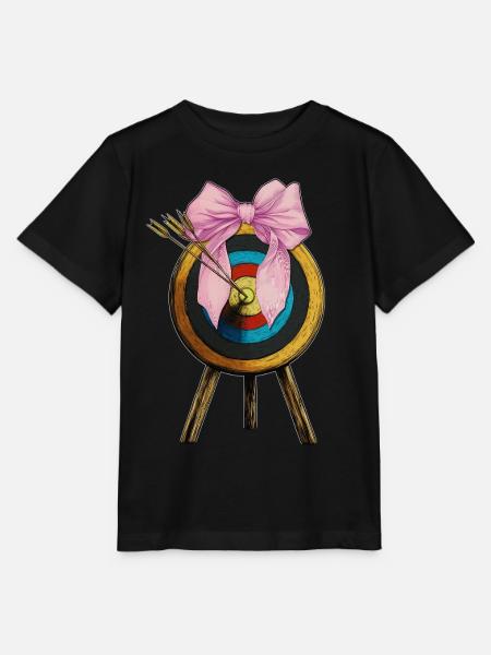 Coquette Bogen Bogenschießen Bogen und Pfeil - Stanley/Stella Kinder T-Shirt MINI CREATOR - Schwarz