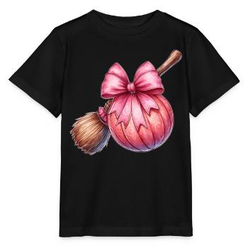Coquette Bow Ballon Joueur Broomballer - T-shirt bio MINI CREATOR Stanley/Stella Enfant - noir - Devant - Mikhail (115cm)