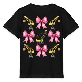 Coquette Arch Grutier Opérateur de grue - T-shirt bio MINI CREATOR Stanley/Stella Enfant - noir - Devant - Mikhail (115cm)