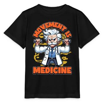 Physical Therapist Movement Is Healthcare Worker - Stanley/Stella Kinder T-Shirt MINI CREATOR  - Schwarz - Vorne - Mikhail (115cm)